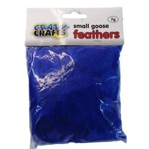 Small Blue Goose Feathers 7g