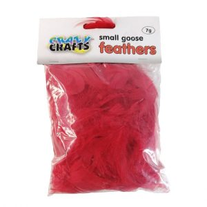 Feathers Goose Small Red 7g