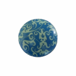 Ocean Glazed Round Knob