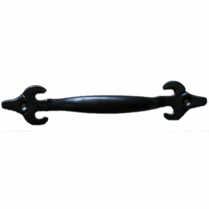 Black Fleur De Lis Handle 220mm