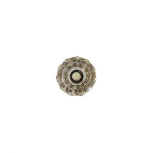 Small Flat Glass Knob 3.5cm x 6cm