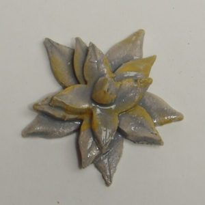 Grey Succulent Medium Mosaic Inserts