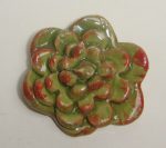 Dark Green Succulent Large Mosaic Inserts