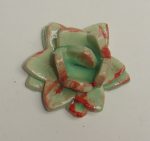 Soft Green Succulent Large Mosaic Inserts