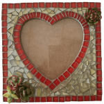 Succulent Heart Frame Mosaic Kit