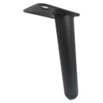 Savannah Couch Leg Matt Black Steel 150mm_RKL025