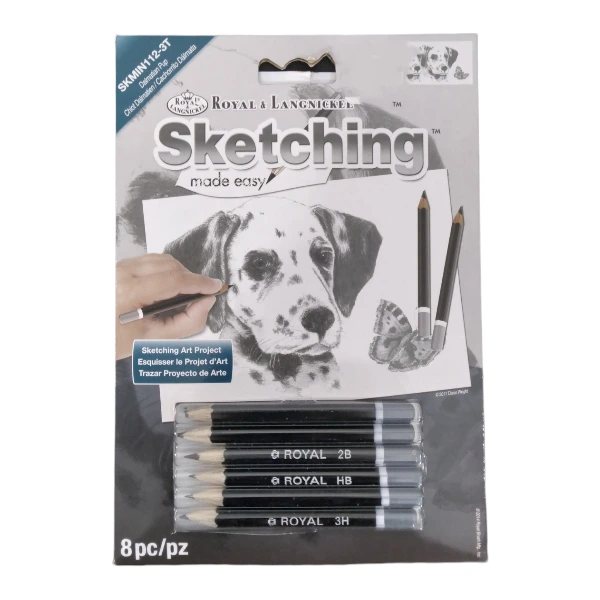Sketching Made Easy A5 | Dalmations 8pc