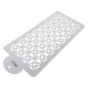 Stencil Floral Frame CH214_1