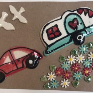 Road Trip Theme Card Mosaic Inserts