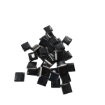Black Handmade Tiles Mosaic Inserts