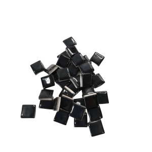 Black Handmade Tiles Mosaic Inserts