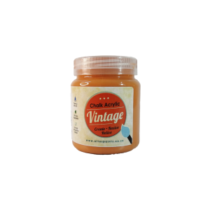 Rust Orange Acrylic Vintage Chalk Paint 250ml