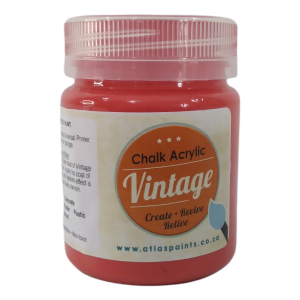 Queen Victoria Carol Red Vintage Acrylic Chalk Paint 100ml