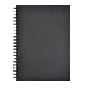 Black Paper Jotter Pad A4