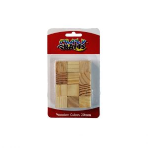 Wooden Cubes 20mm 12pcs
