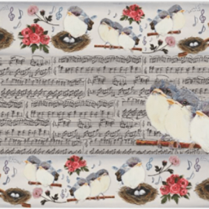 Musical Birdies Decoupage Paper