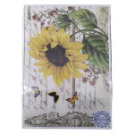 Sunflower & Butterfly Decoupage A3