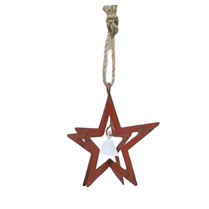 Red Star With Bell