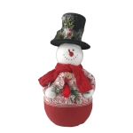 Red Fabric Snowman Large 54cm