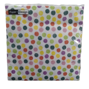 Playful Dots Serviettes 3ply (20pc)