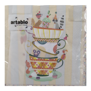 5 Oclock Cups Serviettes 3ply 20pc