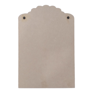 Wooden Scalloped Board Large 22x15x0.6cm