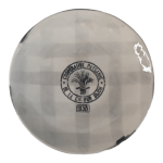 Round Flat Ceramic Glazed French 1938 Salad Bowl