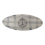 Flat Ceramic Paris France Oval Salad Bowl