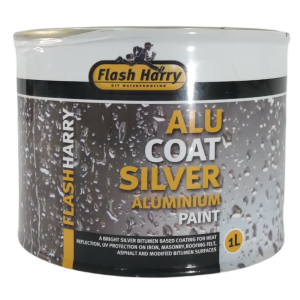 Flash Harry Alu Coat Silver Bituminous Aluminium Paint 1L