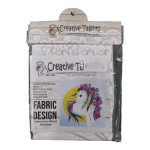 Unicorn With Flowers Fabric Paint Print (42 x 48cm)