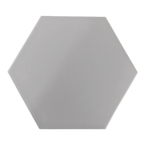 Matt Light Grey Hexagon Porcelain Tile (Size: 20x23cm)