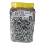 Ruwag 6x75mm Gutter Bolt & Nut 200pc