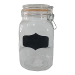 Hermetic Glass Canister With Clip Seal Lid 1.45L