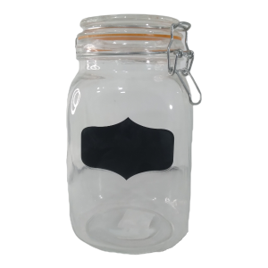 Hermetic Glass Canister With Clip Seal Lid 1.45L