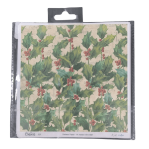 Christmas Themed Distress Paper 15.3 x 15.3cm