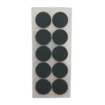 Hook & Loop Dots Black 10pc
