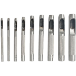 Tork Craft Hollow Punch Set 9pc 2.5-10mm