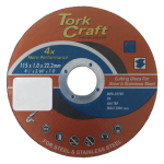 Tork Craft Steel & Stainless Steel Cutting Disc 115 x 1.0 x 22.2mm