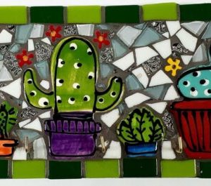 Cactus Key Holder Mosaic Kit