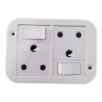 Double Ally Wall Socket With Switches 16A 250V~