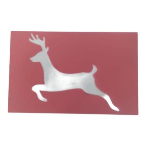Deer Stencil 19x12.5cm