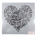 Heart Stencil 29 x 28cm