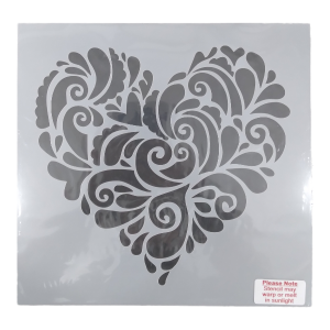Heart Stencil 29 x 28cm
