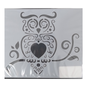 Hootie Owl Stencil 18 x 18 cm