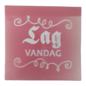 Lag Vandag Stencil 20x20cm