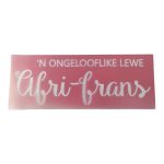 Afri-frans Stencil 23x61cm