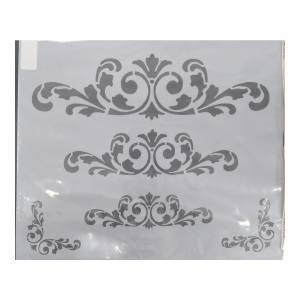 French Curls Stencil 42 x 36cm