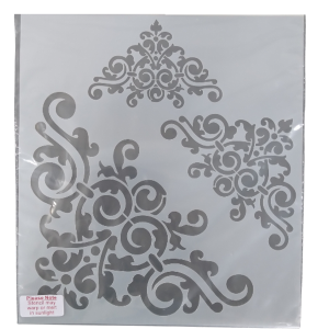 Vintage Corner 3 Design Stencil 36x32cm
