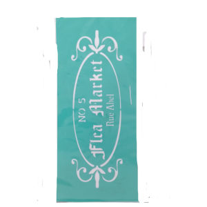 Stencil Design Green Flea Market 20cm x 10.5cm