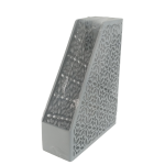 Geometric Grey Magazine/file Holder (23.5cm x 31cm)